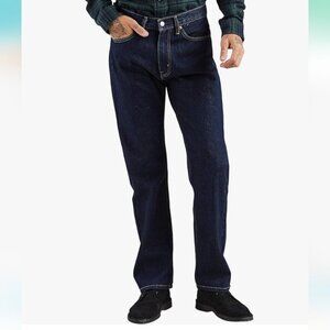 NWOT Levi's Men's Dark Wash Jeans Regular Fit Size W34 L32
